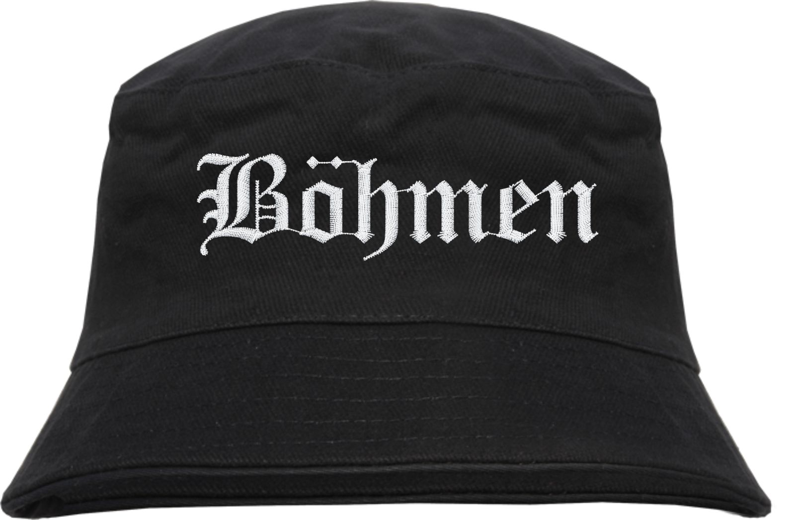 Böhmen Fischerhut - Altdeutsch - bestickt -  Bucket Hat Anglerhut Hut
