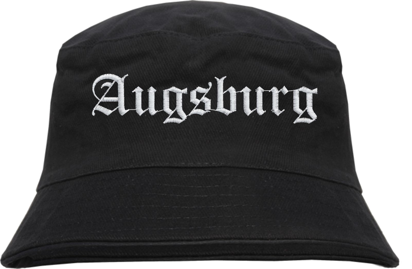 Augsburg Fischerhut - Altdeutsch - bestickt -  Bucket Hat Anglerhut Hut