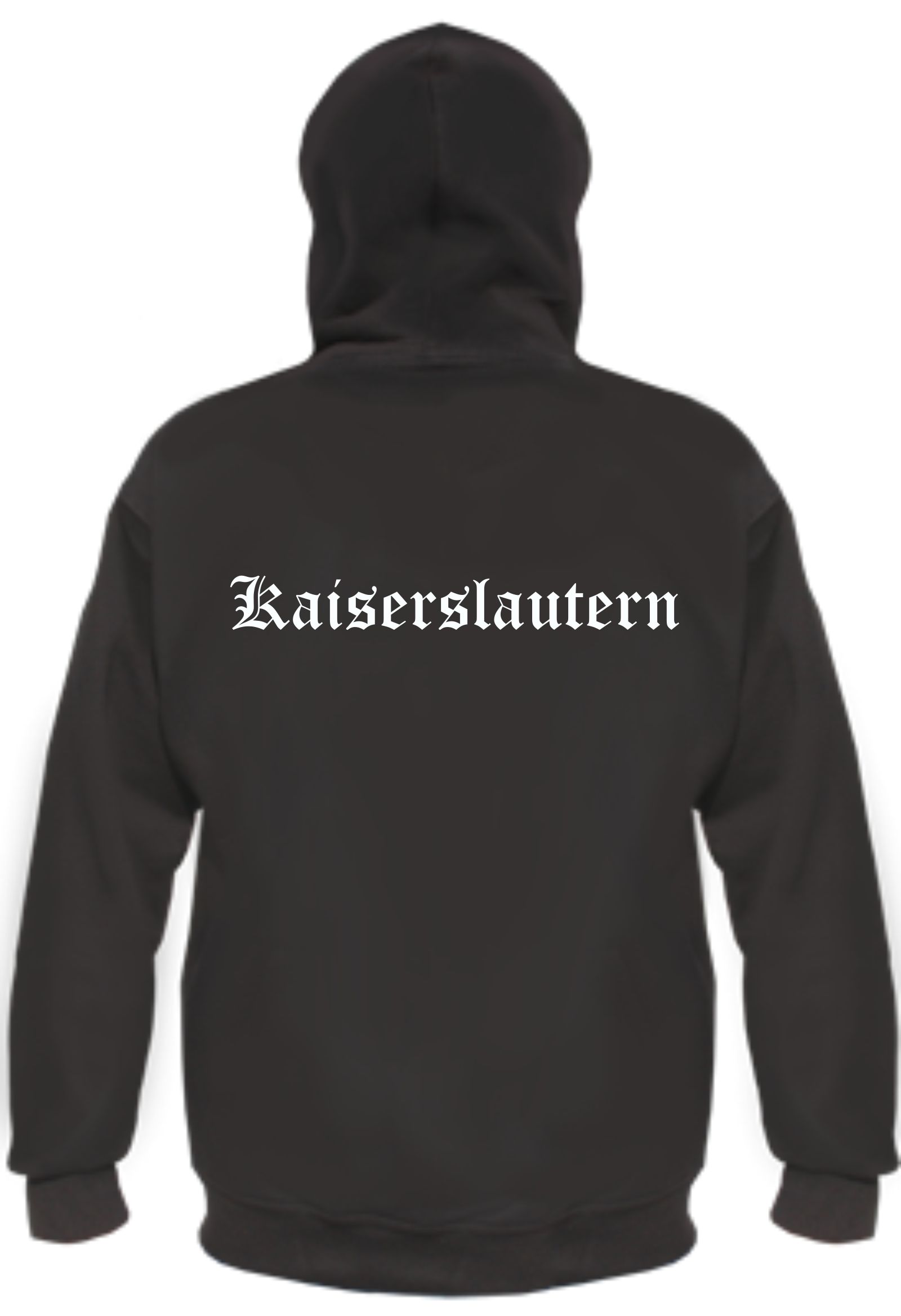 Kaiserslautern Kapuzenjacke - altdeutsch bedruckt - Sweatjacke Jacke Hoodie